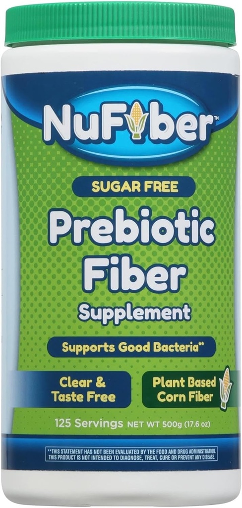 Tambahan Serat, Perabot Prebiotik Harian, 125 Pelayan, Clear, Grit & Taste Free, Tanpa Gluten & Sugar, Tanaman Berdasarkan Bubuk Jagung untuk Mendukung Kesehatan Digetical & Gut