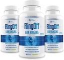 Ring Off (180 Caps) - Tinnitus Relief for Ringing Ears, Clear Tinnitus Queting Ear Ringing Relief (180 Caping)