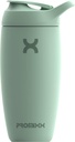 Campuran x Pursuit Shaker Bottle Insulated Stainless Steel Water Bottle and shaker Cup, 18oz, Seagrass Green