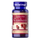 Puritan 's Pride Premium Cranberry Fruit Konsentrasi 252mg (12.600mg Equivalen) dengan Vitamin C dan E, Suplemen Dieter untuk Imune System Suffels, 100 Rapid Lepaskan Softgels