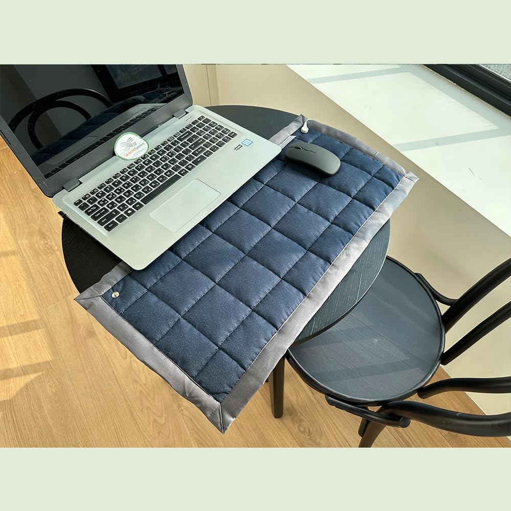 Graunding Big Multi Pad- Stainless Steel Fabric, 24x16 inch (Navy)