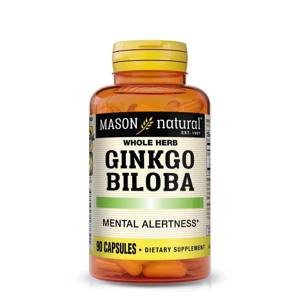 Mason Vitamin Gingko Biloba Capsules, 90 Count