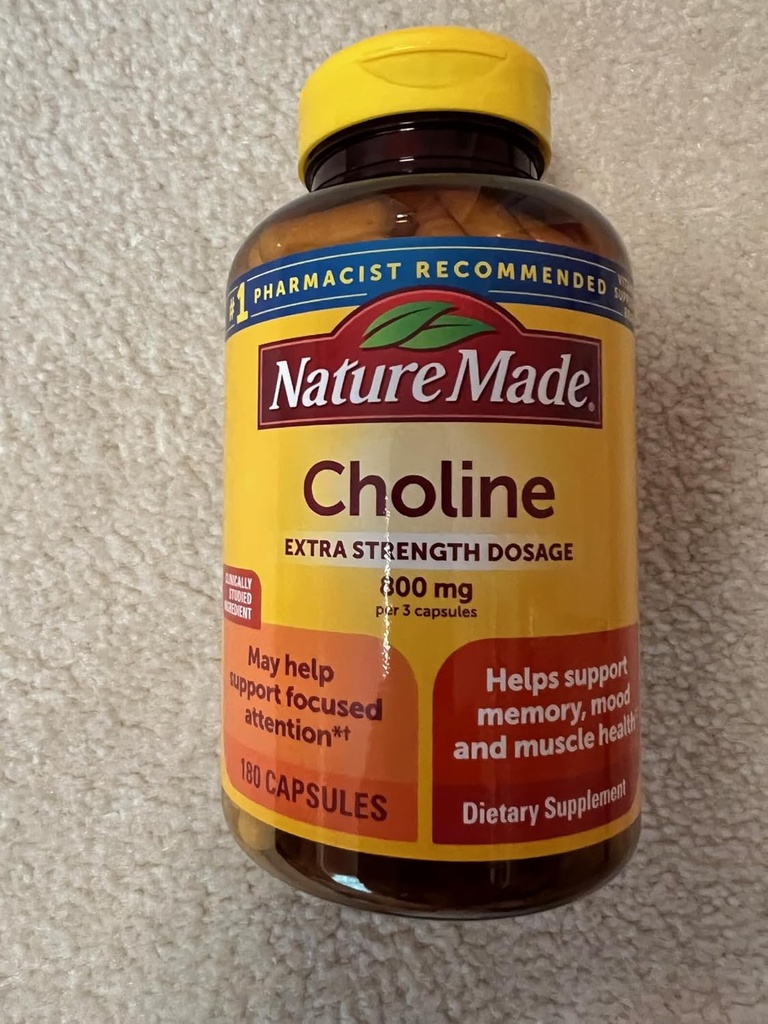 GOOFY TURTLE Choline Ekstra Kekuatan Dosage 800mg Dieter Supplemen
