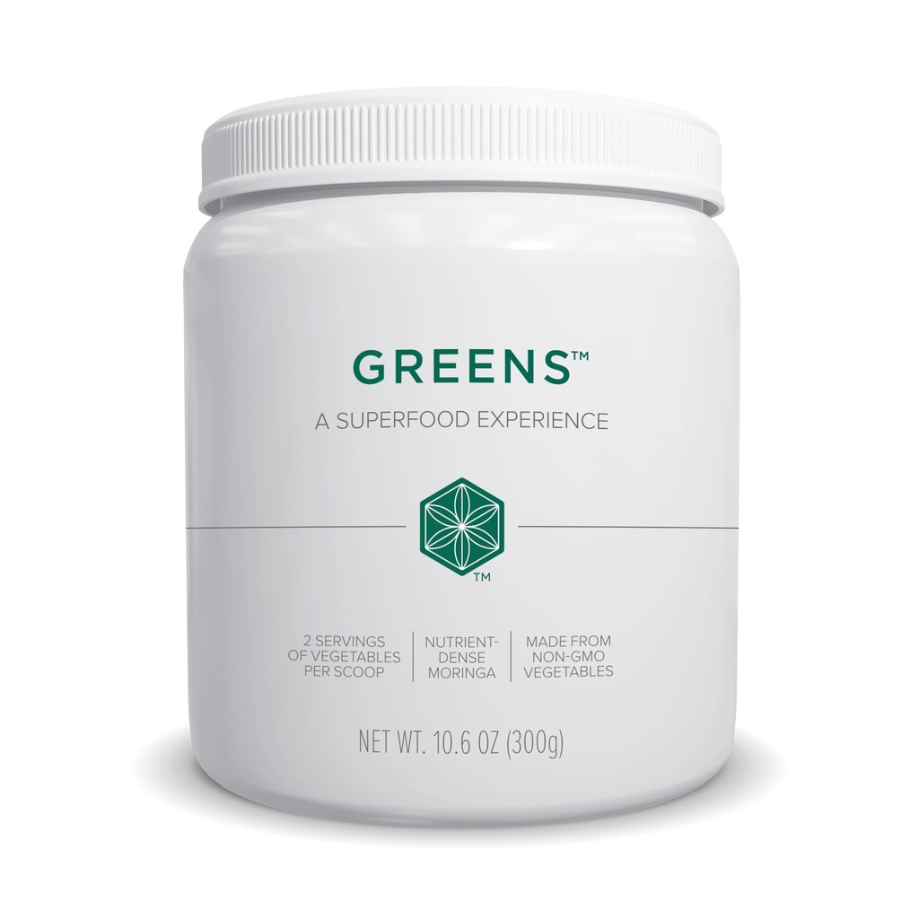 Isagenix Moringa Hijau - Powder Green Drink dengan Antioksidan & Superfoods - Suplemen - Dibuat dengan Non-GMO, WHO - Food Vegetables - 10,6 oz (30 Pelayan)
