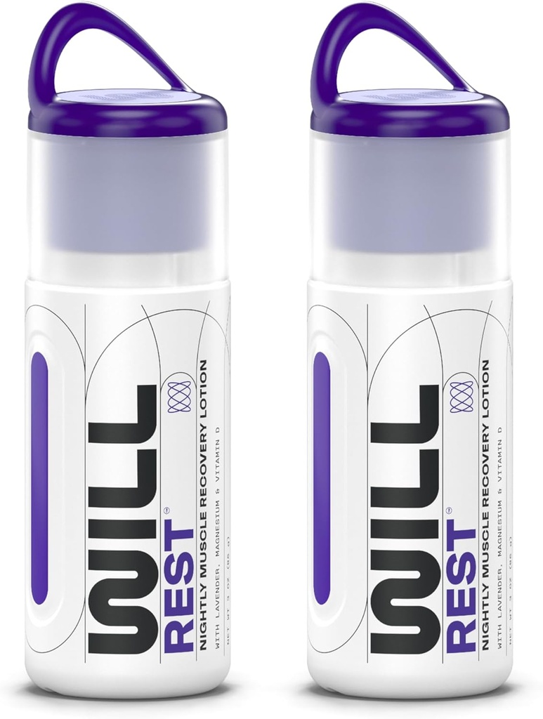 Lotion magnesium untuk Sleep I Nightly Topical Magnesium Cream for Relaxation I Vitamin D & Lavender Lotion for Better Sleep & Relief I 3 Fl oz (2 Pack)