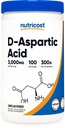 Nutricost D- Aspartic Acid (DAA) Powder 300G