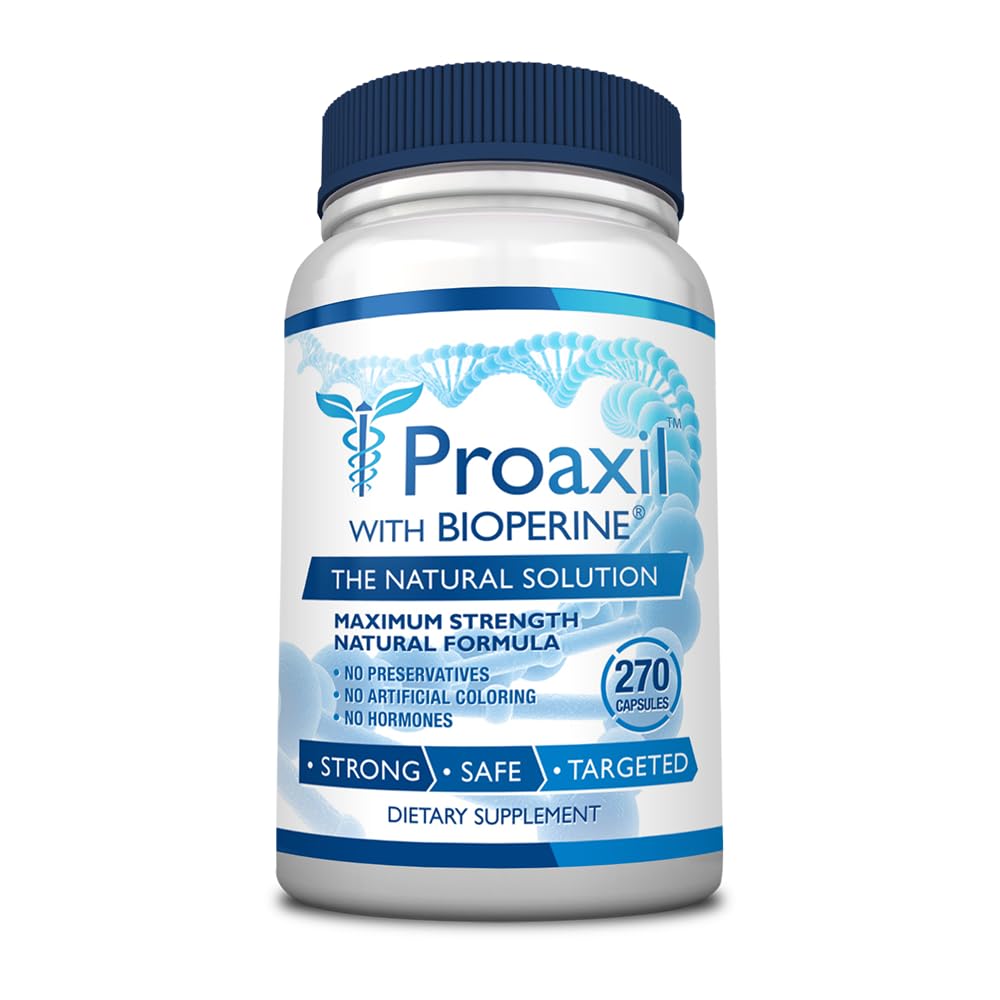 Konsumer Health ® Proaxil - 270 Kapsul - Dukung Prostate Health and Performance - Zinc, Saw Palmetto, Bioperine ®, dan Beta Sitosterol - All Natural, Vegan Friendly, Made in USA - 3 Bulan Suppply