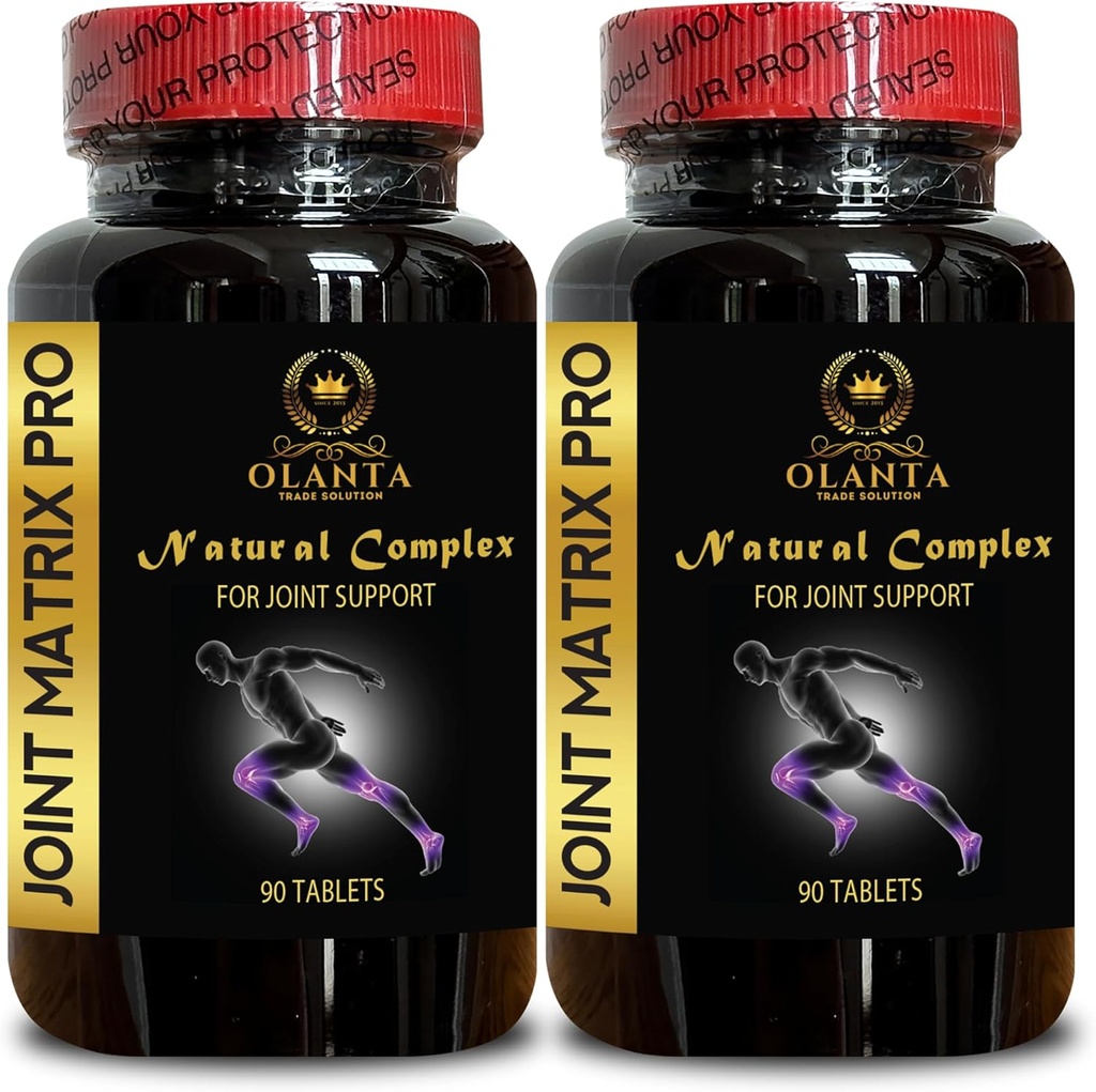 Kompleks PRO Matrix Gabungan - Suplemen Kesehatan Knee dan Gabungan, Dukungan Bersama, GMO Non-, Gluten & Soy Bebas, Fleksibilitas dan Mobile - 2 Botol