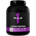 Aturan 1 Casein Protein - 25g Protein dan 11g EAS Per Serving dari Slow- Release Mideath Casein untuk Recovery Overnight dan Diterima Pengiriman Antara Meals (4 Pounds), Vanilla Crème)