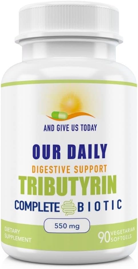 Kami Daily Vites Tributyrin Digetication Progection 124; Complete Butyrate Suplement (Suftgel Digetilla): Complete Butyrate Supplement
