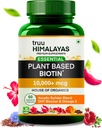 Tanaman Berbasis Biotin 1000mcg untuk Pertumbuhan Rambut dengan Blocker DHT, Kertin & Omega 3 Suplemen untuk Pria & Perempuan - Nutrien Ayurvedic untuk Rambut, Skin & Nails Kesehatan - 60 Capsules