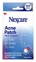Nexcare Thin dan Transparent Acne Patch, Skin Cover Absorbs Pus dan Oil dari Clogged Pores, Dibuat dengan hydrocolloid, tab Allows untuk Removal Mudah dari Liner - 117 Pimple Patches