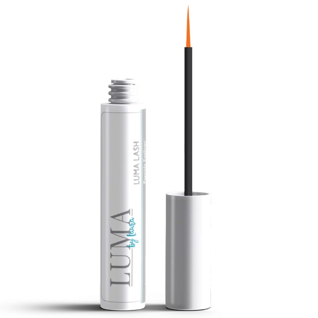 Perkembangan Eyelash Enhancer & Eyebrow Serum - Moisturizes, Lengthens & Volumizes Sparse, Thinning Eyelains & Brows - Formula dengan Stem Cell Complex, Glycerin, Peptide, Panthenol