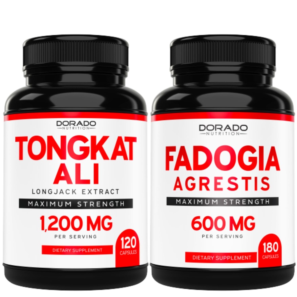 DORADO NUTRITION Tongkat Ali Ekstrak (Longjack) Eurycoma Longifolia dan Fadogia Agrestis 600mg Extract