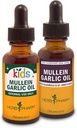 Herb Pharm Mullein Minyak Bawang putih, 1 Oz and Kid Mullein Minyak Bawang Putih, 1 Oz Herbal Gift Set