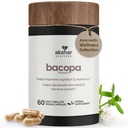 AKSHAR Ayurveda - Bacopa 500mg Brahmi Suplemen, Remeremate System, Bacopa Pills untuk Mendukung Fungsi Kognitif untuk Dewasa, Vegan Cruelty Free Babopa Monnieri (60 Count)