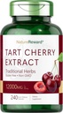 Tart Cherry Extract 12000mg 124; 240 Capsules 14; Non-GMO dan Gluten Free Formula 124; Herbal Suplemen