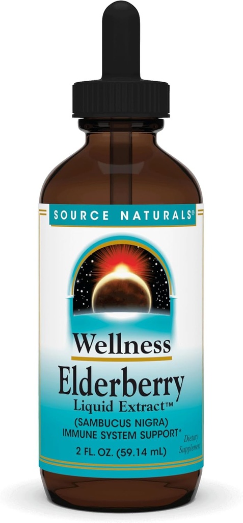 Source Wellness Elderberry Extract, 2 OZ - Immune System Support *