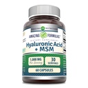 Amazing Formulas Hyaluronic Acid & MSM Suplemen 124; 1000 Mg Per Serving 14; Capsules 124; Non-GMO 124; Gluten Free 124; Made in USA (1 Pack, 60 Count)