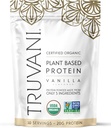 Truvani Vegan Pea Protein Powder 124; Vanilla 124; 20g Organic Plant Based Protein 14; 10 Servings After-- 124; Keto 124; Gluten & Dairy Free 124; Low Carb 124; No Added Sugar