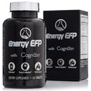 Energi EFP Brain Booster - 60Ct Nootropic Energy Suplemen untuk Fokus & Stamina dengan Kiticoline, Vitamin B, Ashwagandha, L- Theanine, Ginseng