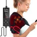 Creatrill Shoulder Heating Pad dengan Massager untuk Relief Shoulder Pain Deep Tissue, Massaging Hassaging Pad Electric untuk Frozen Shoulder, Bursitis Shoulder Arthritis, Tendonitis, Rotator Cuff Relief