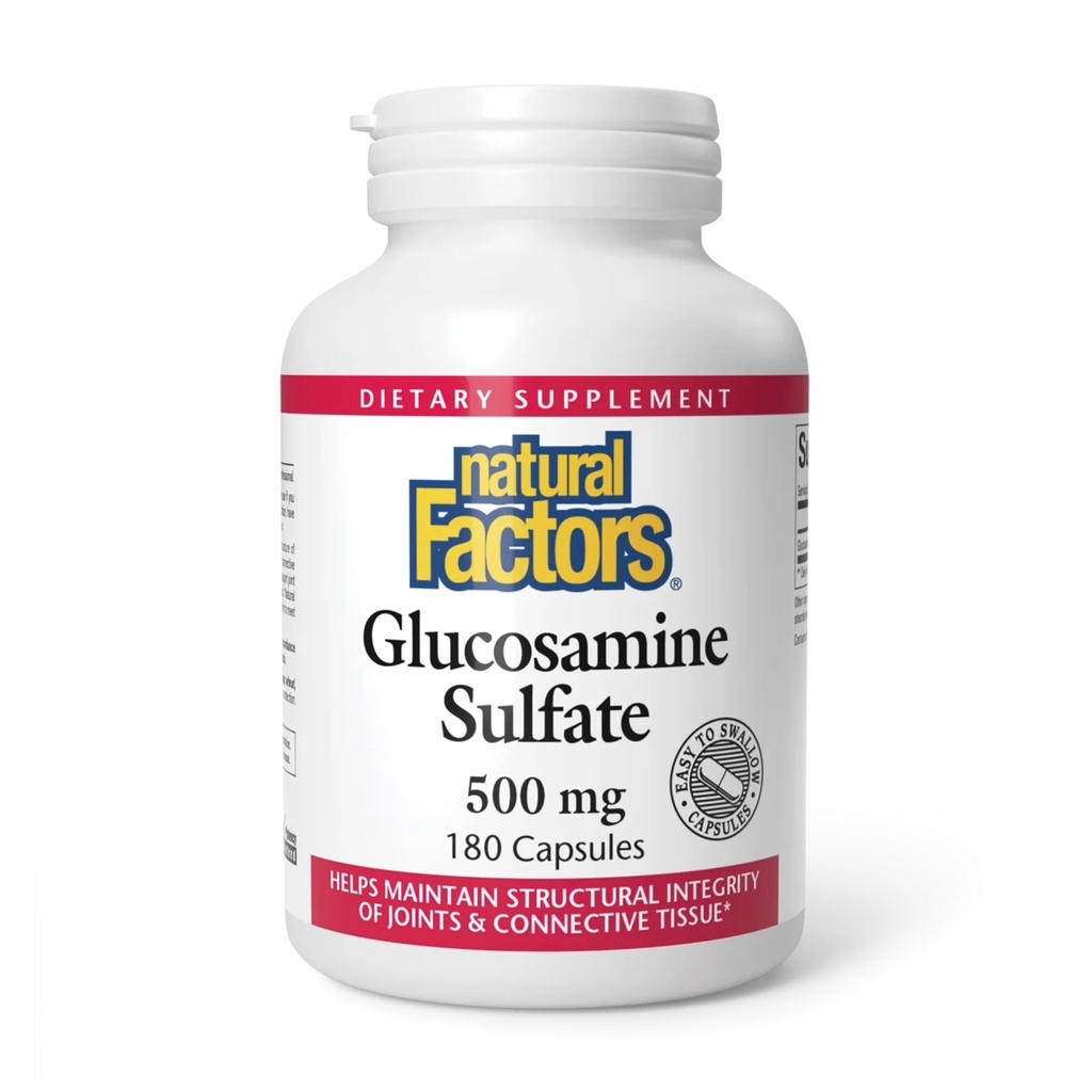 Faktor Natural, Glucosamin Sulfate, Supports Healthy Companious Mobility, Cartilage and Connective Tissules, 180 Capsules