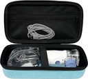 Hard Travel Case Compatible with Portable Handheld Inhaler Nebulizer Machine for Dewata and Kid (Case Only) (Light Blue)