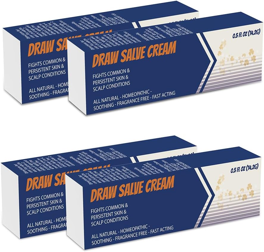 Drawing Salve Cream - Fast Acting Relief for atopic Eczema, Itchy Hands, feet, Bums, ketiak - pelembab ke Soothe Itchy, Dry Skin - cocok untuk Dewasa dan Anak-anak