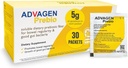 ADVAGEN, Powder Fiber Prebio Tanpa Rasa - Bubuk Serba Prebiotik Soluble, Unfeared On The Go Packets, Non GMO Supports Gut Health, Bloating & Constipation Relief untuk Perempuan Pria 30 Hamba