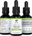 Premium Oregon Organic Grape Root Tincture - Alcohol- Extract Bebas, 1oz 124; Herbal Dukungan Kesehatan 126; Ziggy