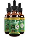 VitaLiver - Tambahan Kesehatan Hati - Dukung Liver Cleanse & Detox - Liquid Pengiriman untuk Absorpsi - Milk Thistle, Artichoke, Chanca Piedra, Dandelion & More!
