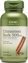 GNC Herbal Plus Cinnamon Bark 500mg Suplemen, Tradisional Ayurvedic Herb, 100 Servis