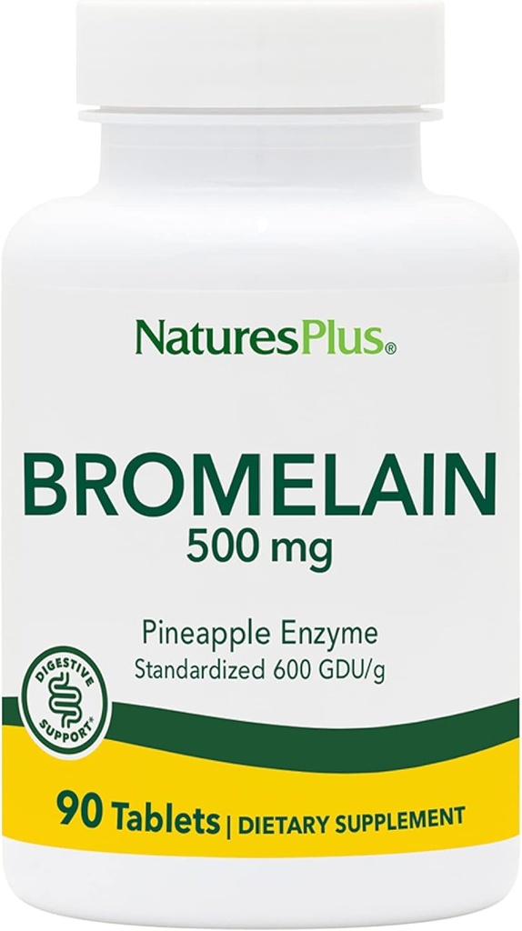 Natures Plus Bromelain - 500 mg, 90 tablet Vegetarian