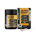 ONNIT Alpha Brain Nootropic Brain Suplement for Focus, Memory, Mental Clarity, Cognitive Support with L- Theanine and Vitamin B6, 30 Count Kapsul