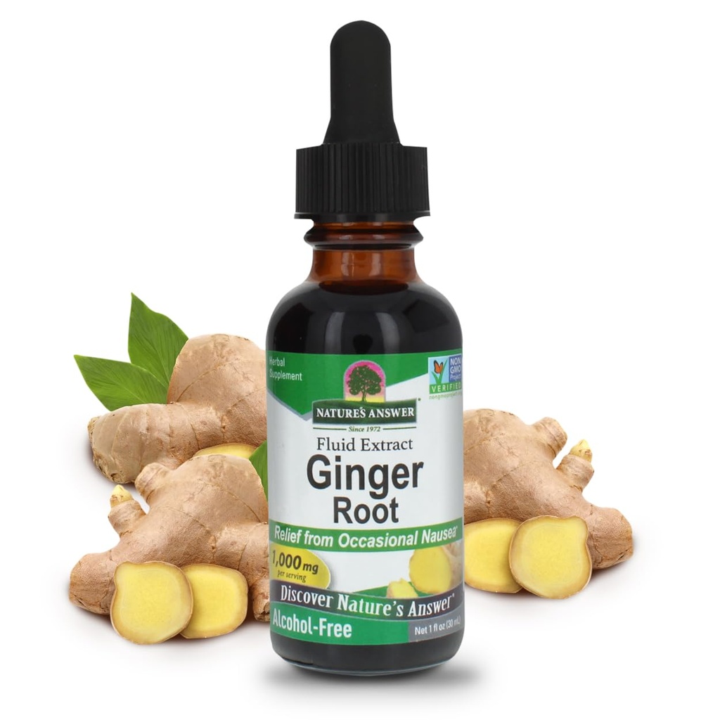 Nature 's Respons Ginger Root Free Extract 1 Ounce 124; Pasokan Fungsi Perut 124; Vegan 124; Vegetarian 124; Non- GMO 124; Gluten Bebas