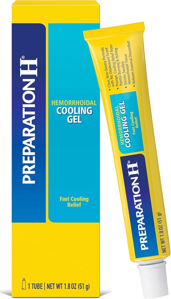 Persiapan H Heembehoid Cooling Gel dengan Aloe untuk Fast Disconvenief - 1.8 Oz Tube