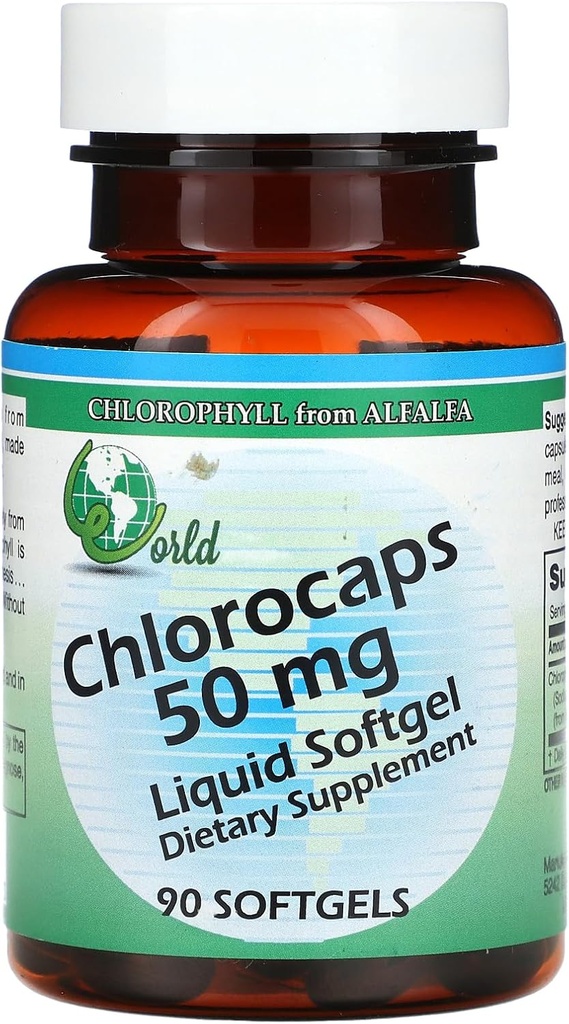 Dunia Organik Chlorocaps - 50 mg - 90 Softgels