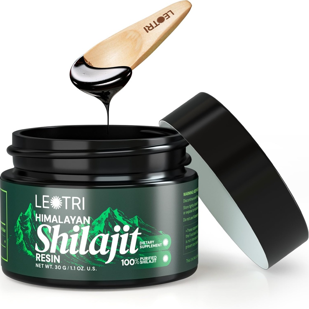 Shilajit Resin Pure Himalaya Organik: Autentic Fulvic Acid with Trace Minerals Shilajit Resin for Men and Women 's Energy Immune Support (Nuckish-Brown)