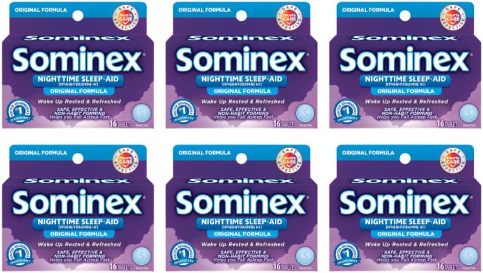Sominex Asli Formula Tablet 16 (Paket 6)