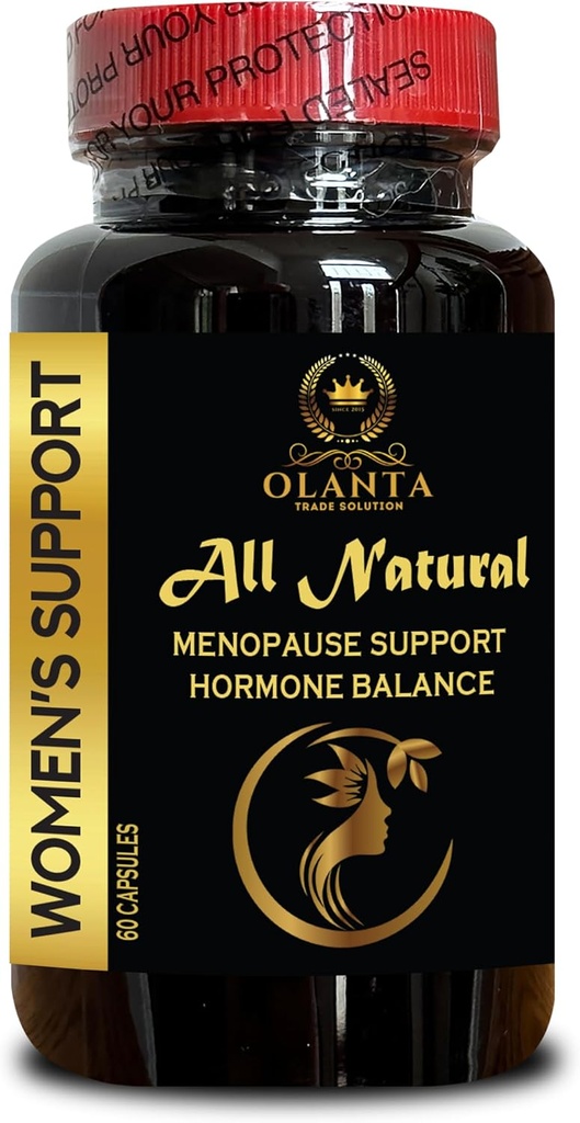 MENOPAPUSE SUPPORT SUPLEMENT - Membantu Mempertahankan keseimbangan Hormone untuk Perempuan, diberkati suplemen thistle, trans- resveratrol suplemen, dong quai menopause - 1 Botol 60 Kapsul