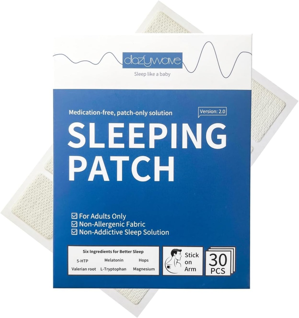 Sleep Patch (30 Patch) with melatonin Sleep aids for Adults