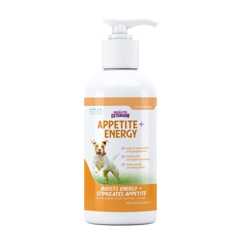 Suplemen Relief Kesehatan untuk Anjing, 8oz - Appetit & Energy Boost, Prevents Hipoglycemia, Enriched dengan Vitamin B