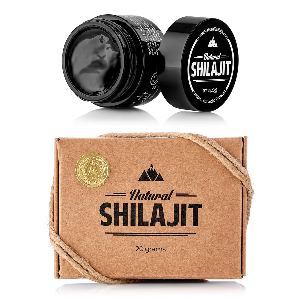 NATURAL SHILAJIT Resin - Shilajit for Men & Women with Fulvic Acid & Trace Minements, Plant Based Nutrients for Energy, Imune Dukung & Vitalitas Resin