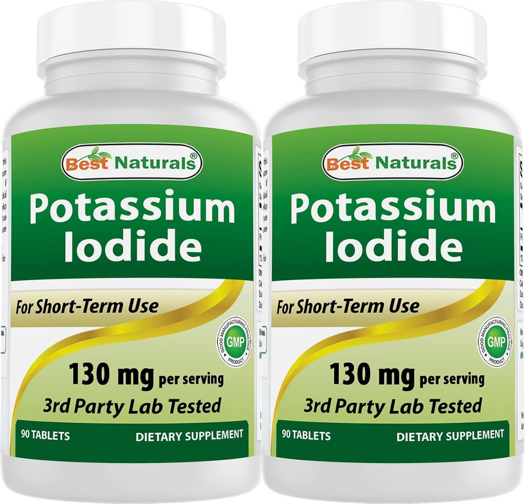 Terbaik Potassium Iodide 130 mg per Serving - Dietary Suplemen, 90 Tablet (2)