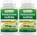 Terbaik Potassium Iodide 130 mg per Serving - Dietary Suplemen, 90 Tablet (2)