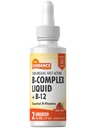 Sundance Sublingual Vitamin B Complex 124; 2 Fluid Ounces 124; dengan B-124; Berry Flavor 124; Vegetarian, Non- GMO, dan Gluten Free Supplemen