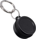 Metal Carrying Case - Portable Daily Travel Keychain Pill Waterproof, Little Container for Earplugs, Bill, Coins Compatible with Loop, Eargasm & Vibes, Compact Mini Purse Pill Case Box (Black)