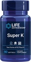 Life Extension Gamma E Mixed Tocopherol & Tocotrienol 60 Softgels dan Super K Vitamin K1 K2 MK-7 MK-4 Vitamin C 90 Softgels Bundle