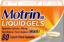 Motrin IB Ibuprofen 200mg Liquid Gels, Ibuprofen Pain Reliever & Fever Reducer for Dewata, Relief from Minor Arthritis Pain, Muscle Aches, Headtache, Menstrual Cramps & Backache, 80 ct